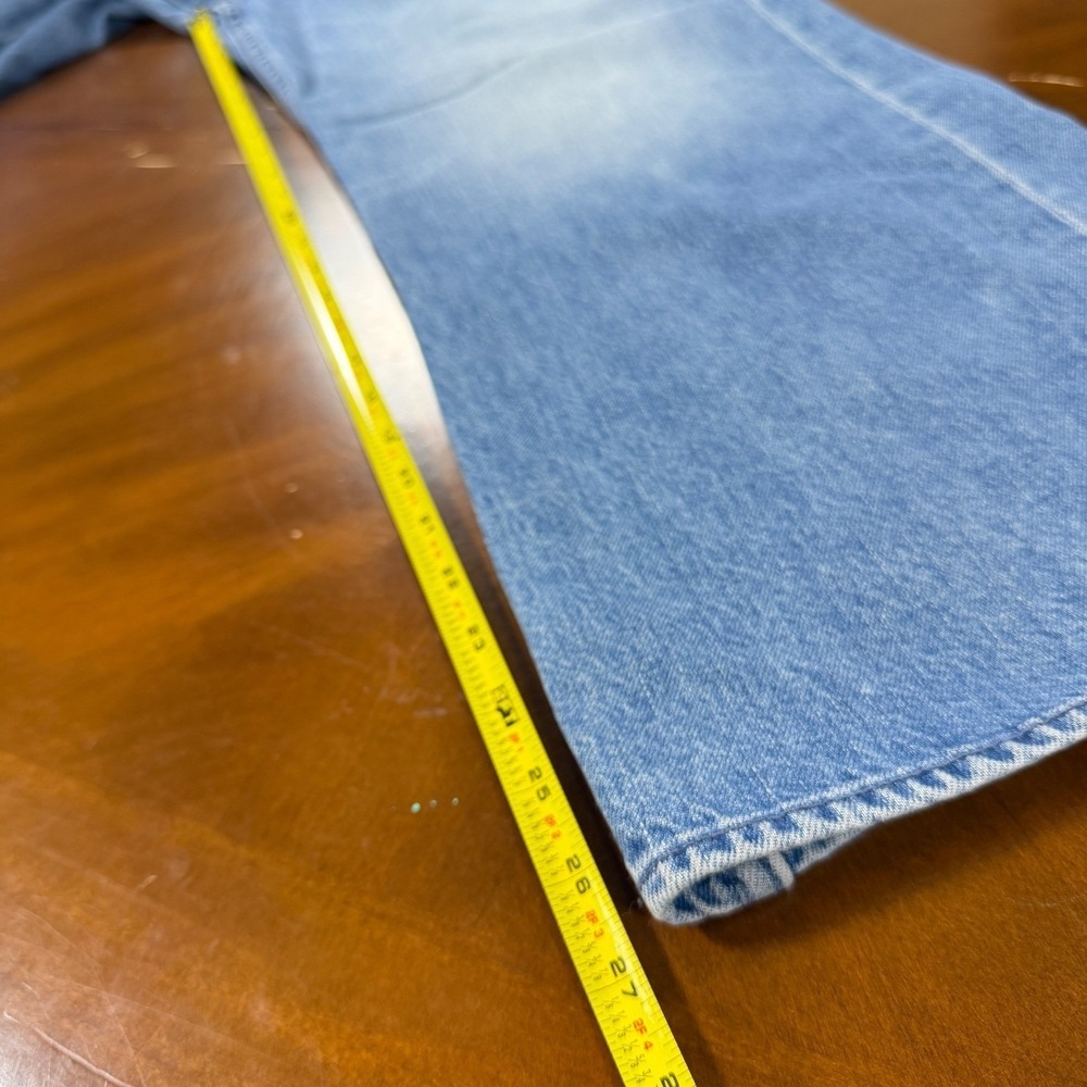 Mother Superior Bookie Flood Deans List Sz 34 Wide Leg Jeans High Rise Plus - Picture 5 of 13